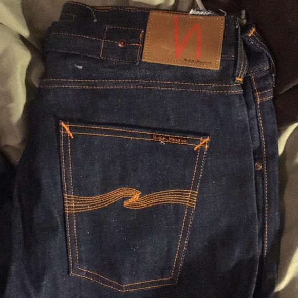 Nudie Organic Jeans 30 x 32 New Button Fly - Picture 2 of 7